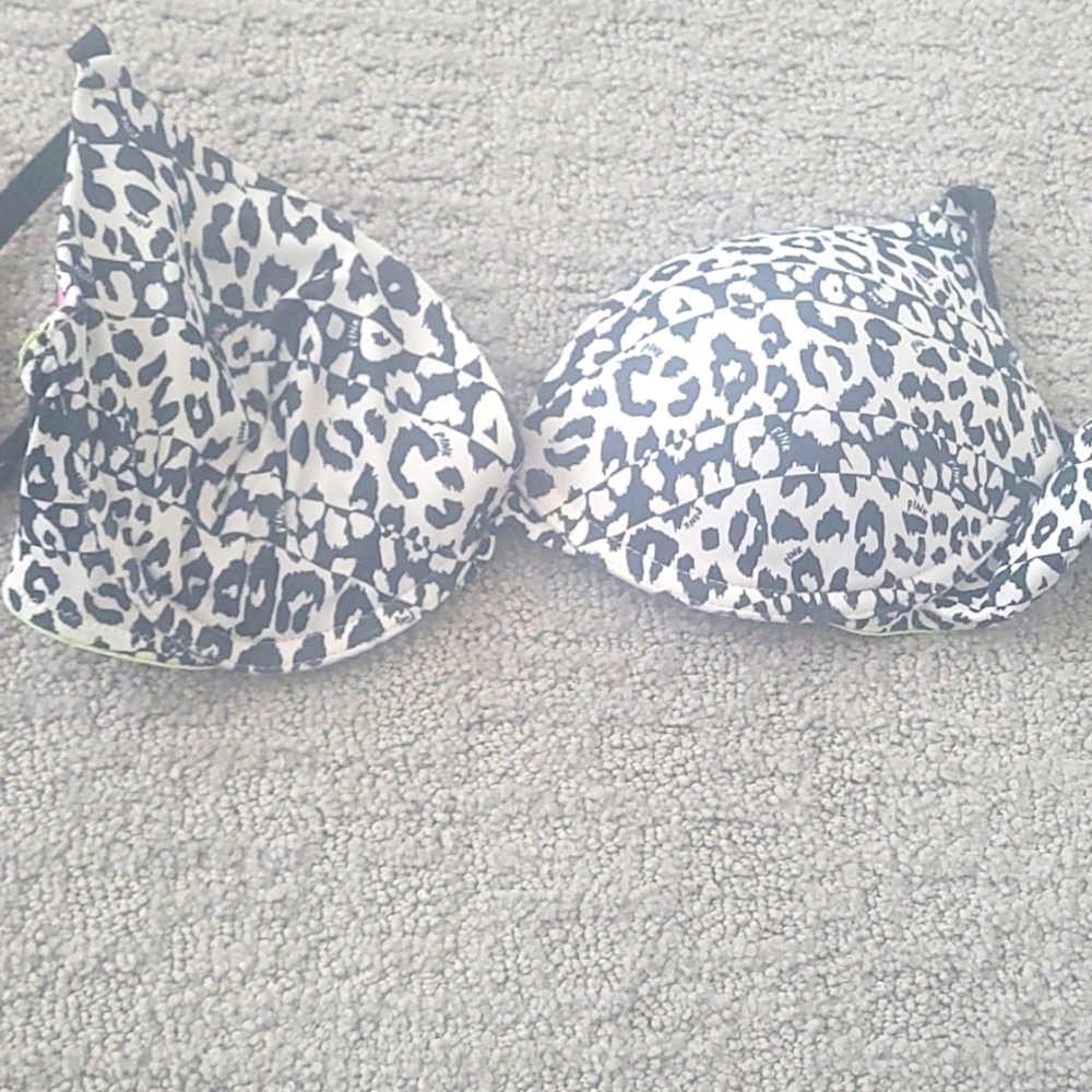 Animal print bra